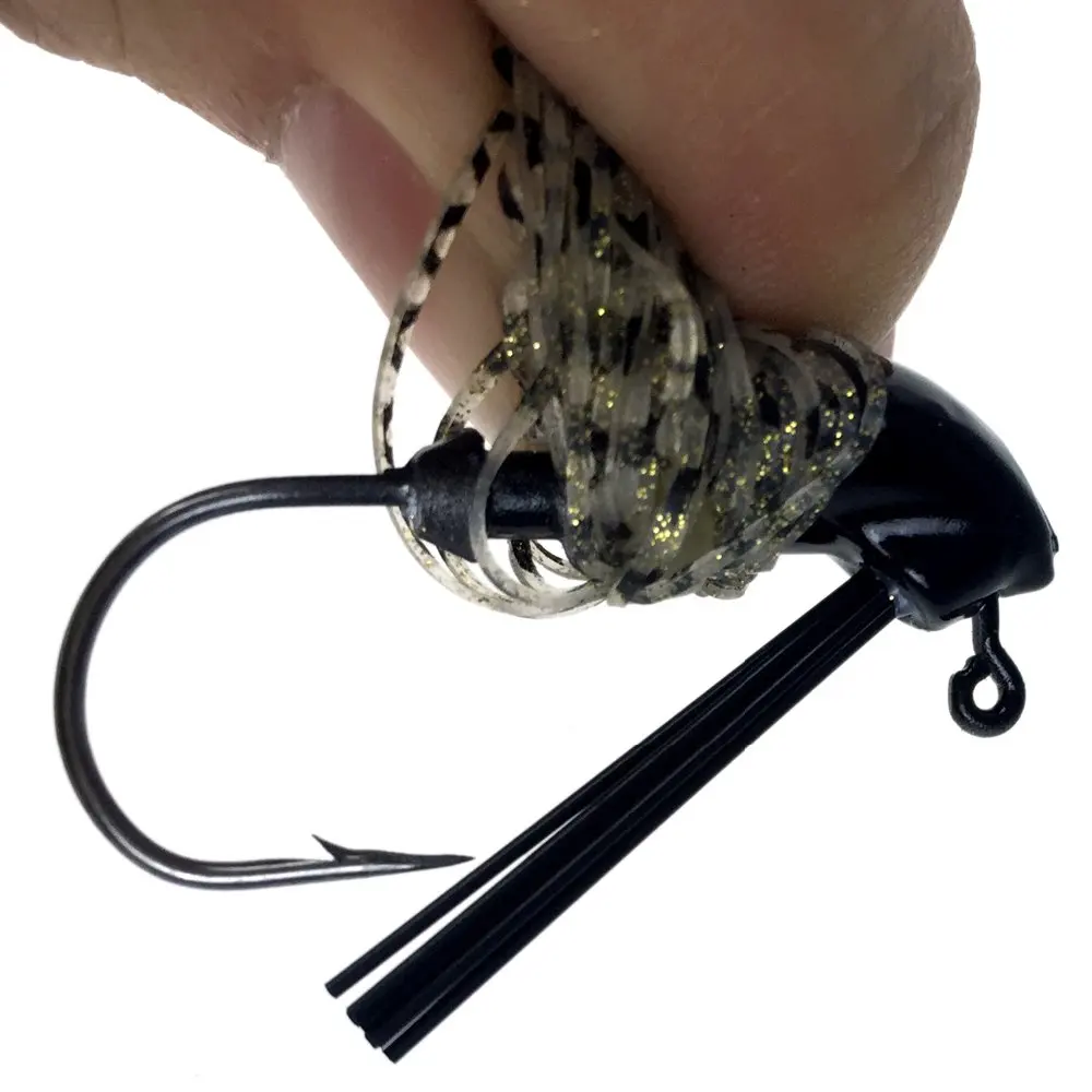 Jig spinner con falda elástica 7-14g para lubina