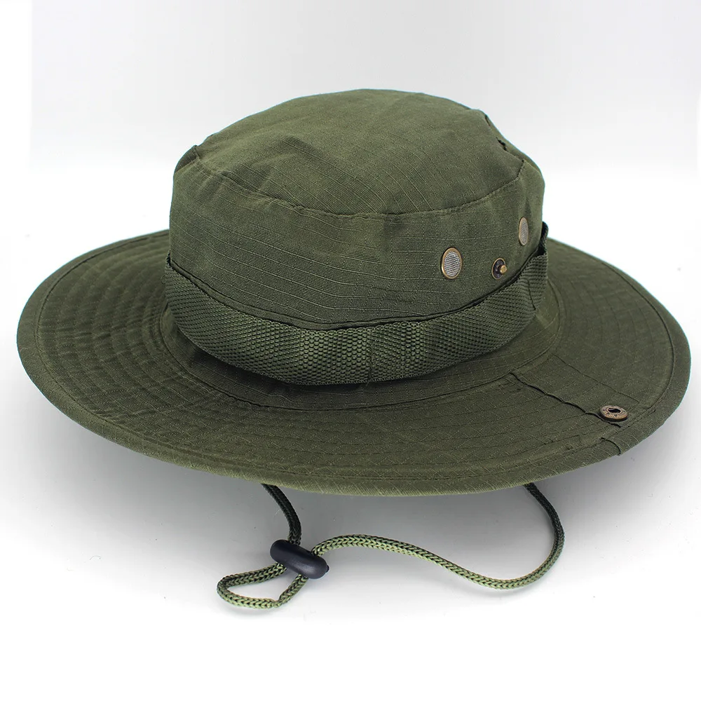 Ajuste y ventilación del sombrero boonie