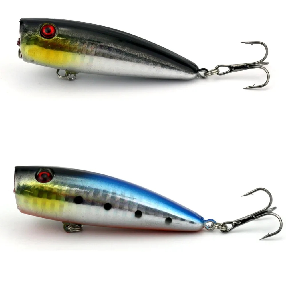 INFOF Popper Lure señuelo flotante con anzuelo triple de acero - imagen 2