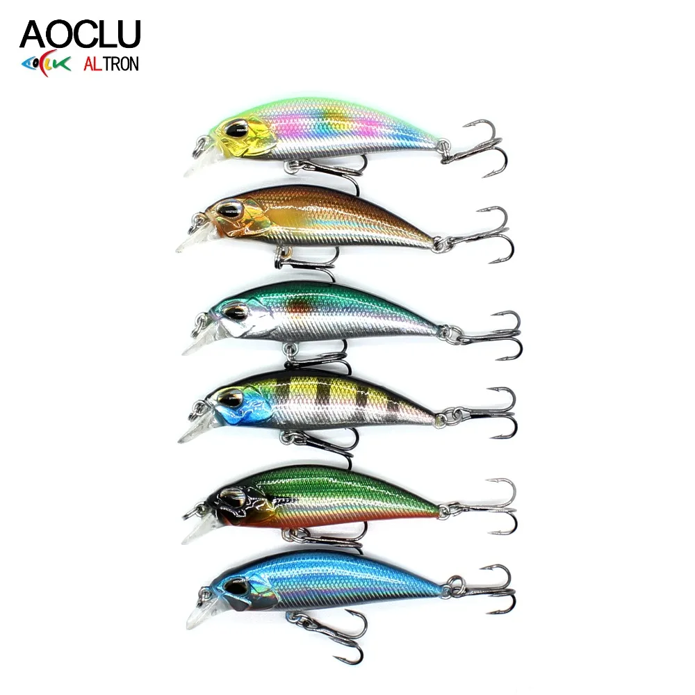 AOCLU Jerkbait 45mm 4g - Wobbler de hundimiento para truchas - imagen 5
