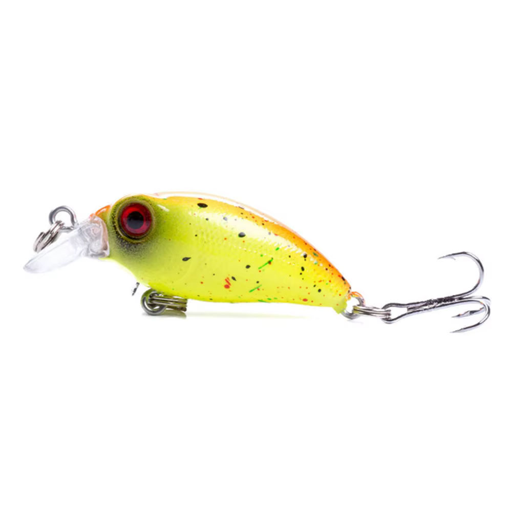 Mini senuelos Crankbait flotantes para lucio - cebo duro plastico - imagen 5