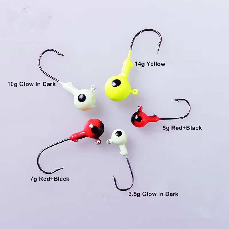 Bola Jig Head Luminiscente para Vinilos de Pesca - imagen 3