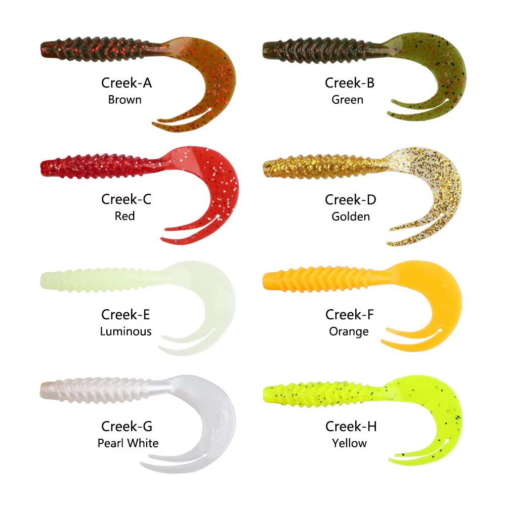 ALLBLUE Creek Vinilo una cola 8cm para lubina - imagen 3