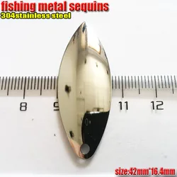 Cucharas metálicas cromadas de alta calidad para pesca deportiva