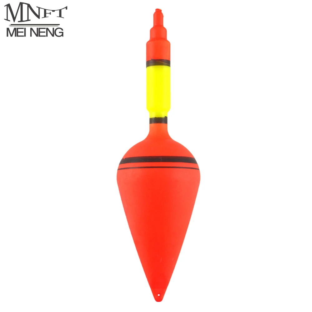 Flotadores Bobbers orange con forma de barriga grande para pesca vertical - imagen 4