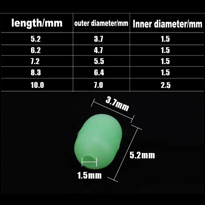 Cuentas Luminosas Lumo Verdes – Accesorio para Jigging Marino - imagen 5