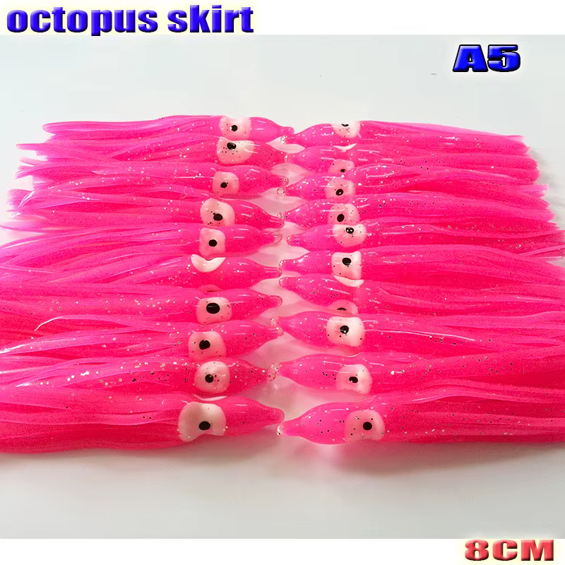 Faldas de pulpo para señuelo – 8 cm, 17 modelos disponibles - imagen 5