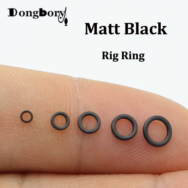 Anillos Blowback Negro Mate para Aparejo de Carpfishing - imagen 4