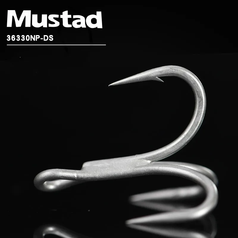 Mustad Anzuelos triples 36330 - puas solidas para calamar oceano - imagen 3