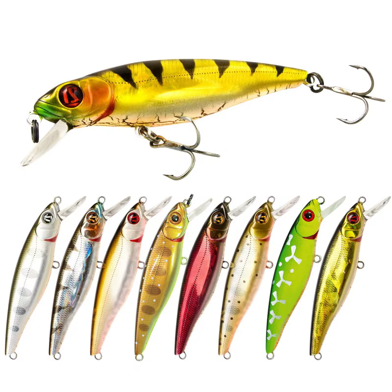 KMRESA Crank Minnow 8,5cm Wobbler para pesca de lubina y lucio - imagen 4