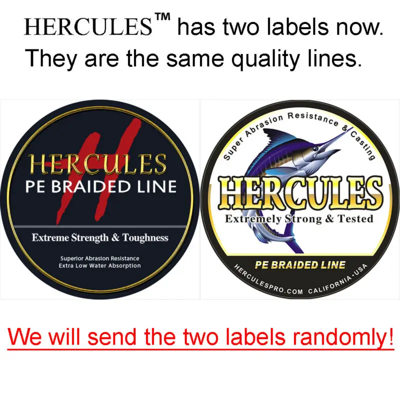 Hercules Sedal Trenzado Negro Superfuerte 100% PE Agua Salada - imagen 2