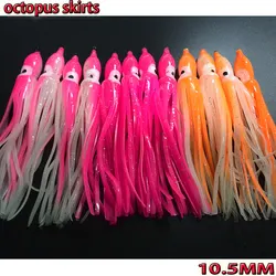Skirts de Calamar 10,5 cm para Jig – 12 unidades