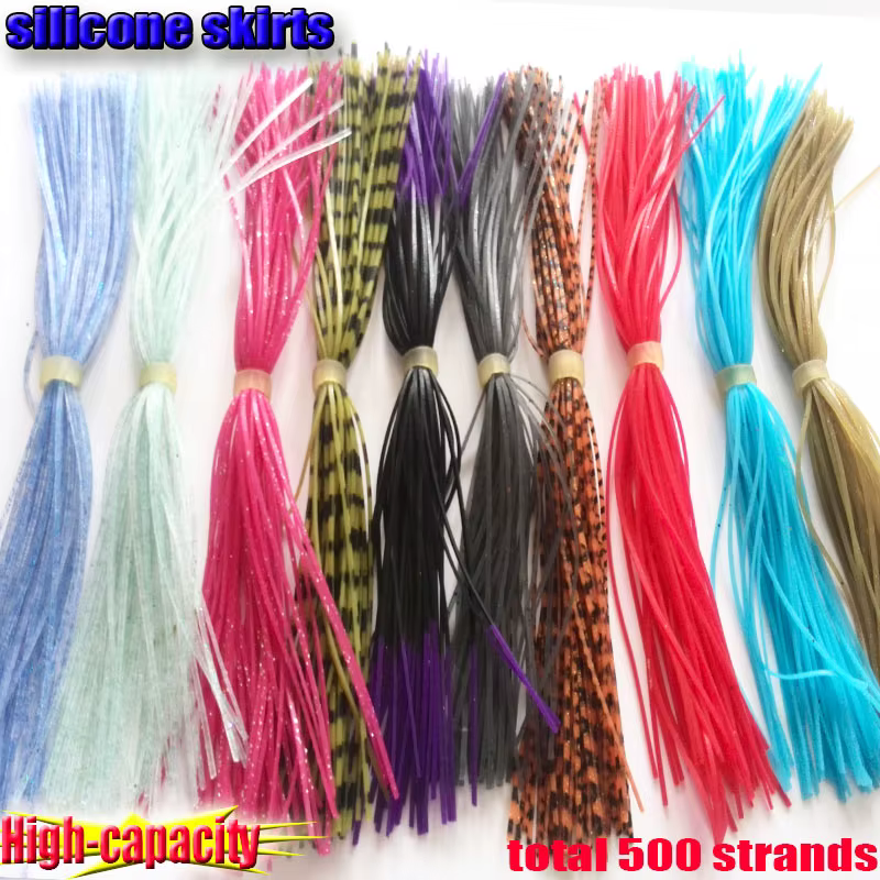 Faldas de silicona pesca alta calidad resistencia profesional - imagen 3