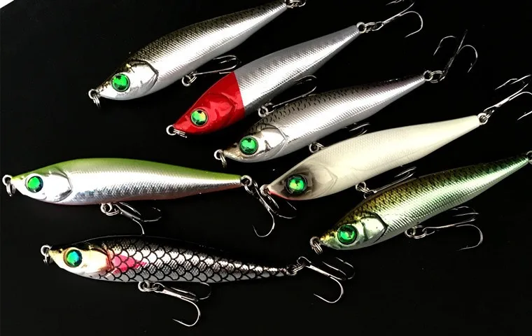 Señuelo tipo lápiz de largo alcance para pesca