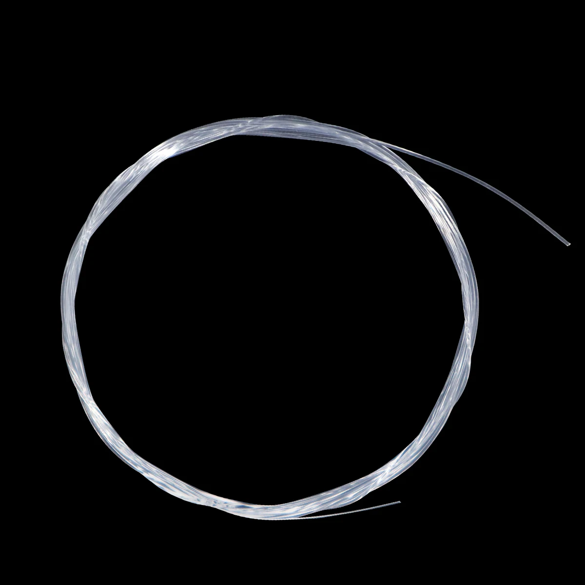Línea de pesca con mosca líder cónico de nailon transparente