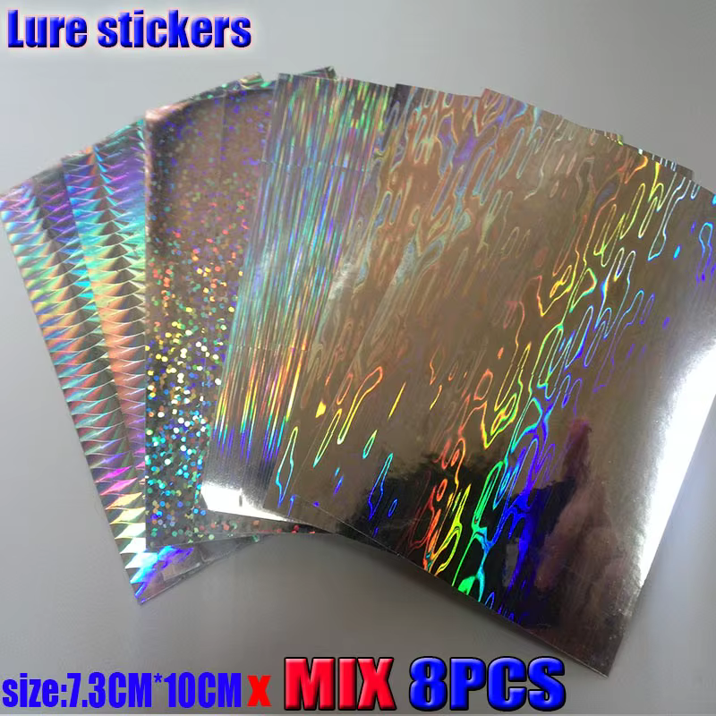 Pegatinas holográficas para señuelos de pesca - imagen 3