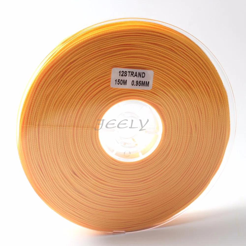 Carrete trenzado UHMWPE en naranja