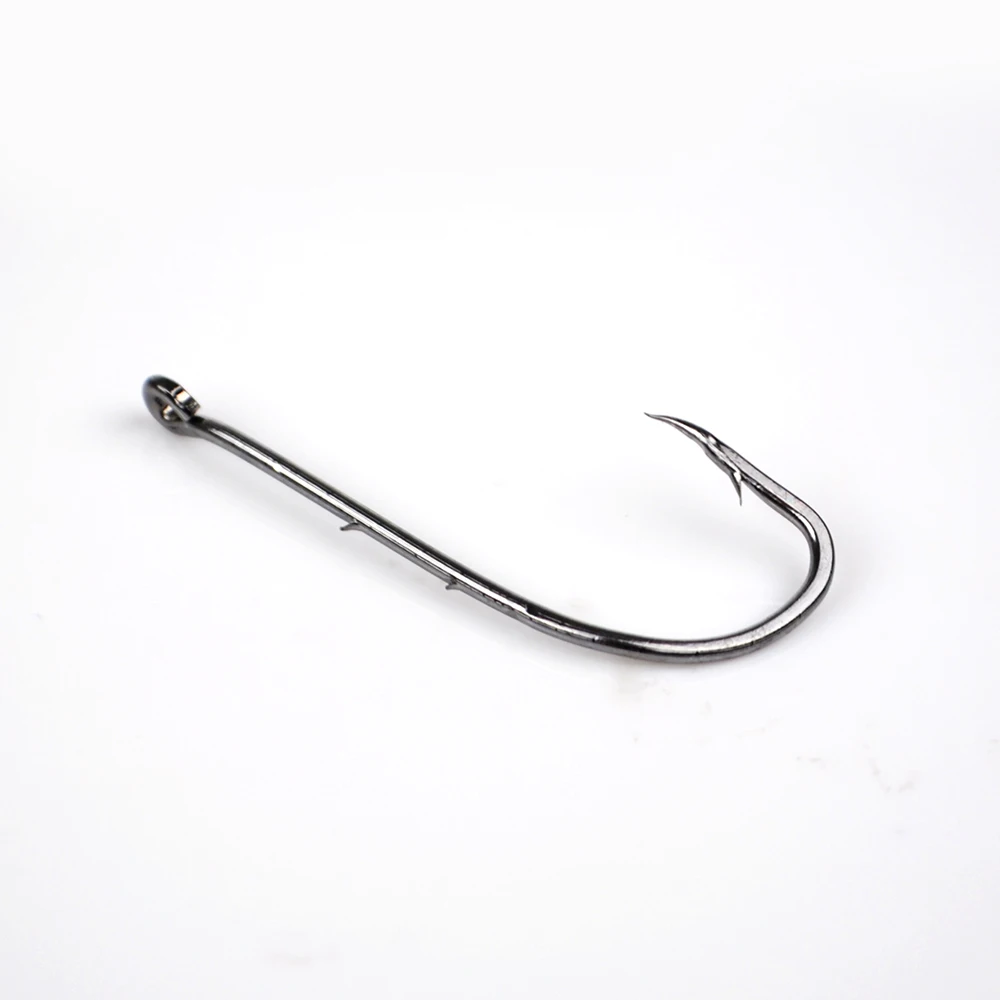 NGB Anzuelo de pesca de acero al carbono con anillas para cebo y púas - imagen 3