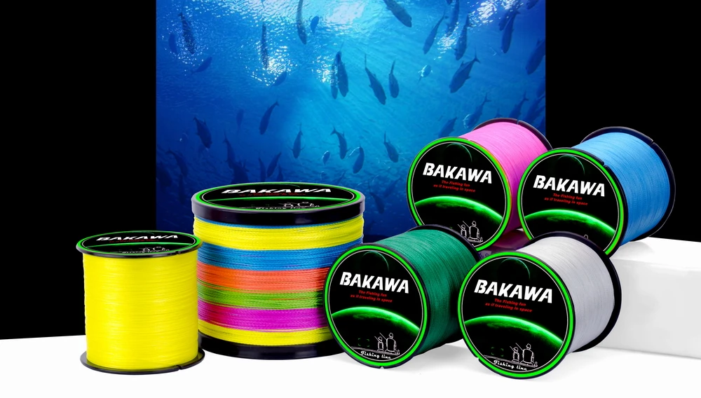 Hilo de pescar BAKAWA trenzado