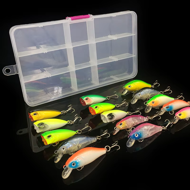 Señuelos flotantes Popper y Minnow para Lubina - imagen 2