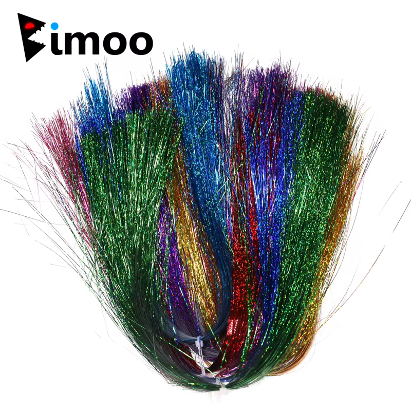Bimoo Streamer oropel cristal – Señuelo holográfico para trucha y lucio