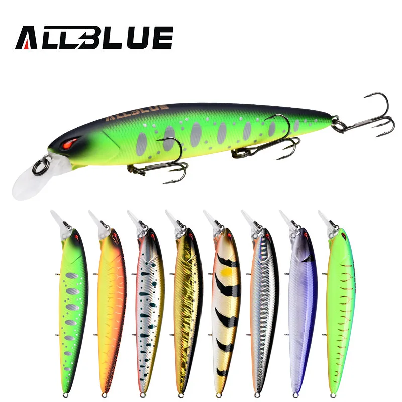 Allblue JINBE 110SP Wobbler Minnow – Senuelo para lucio - imagen 2