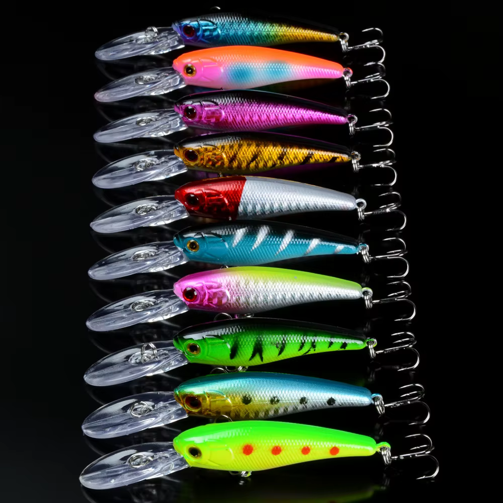LEOSPORT Cebos duros de plástico – Ideales para pesca deportiva
