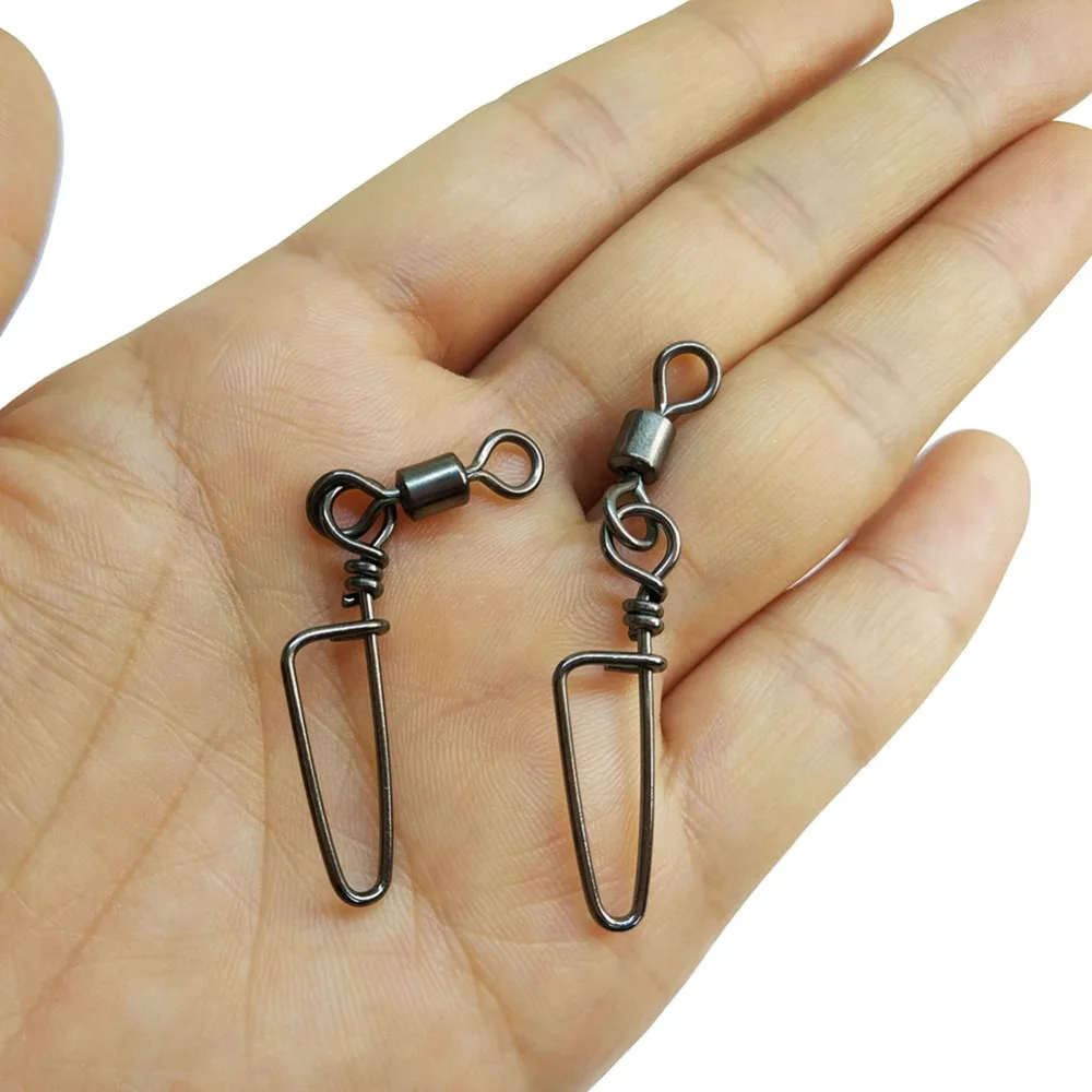 Giratorios Rolling Swivel con clip Coastlock para pesca INFOF