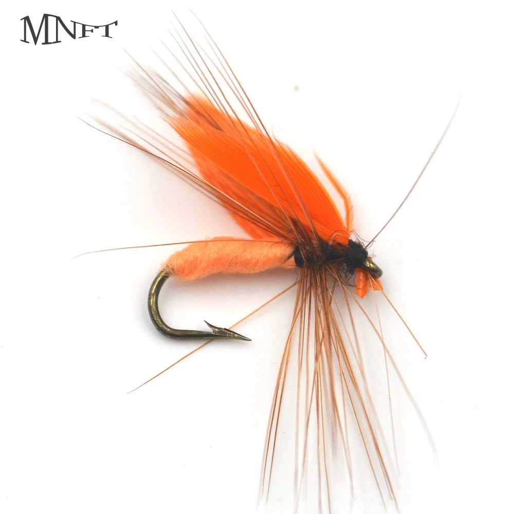 MNFT Orange Fairy – Mosca Seca para Trucha en Agua Dulce - imagen 2