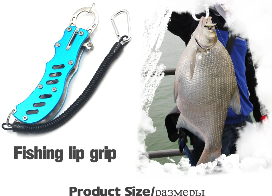 Lip Grip MNFT en acero inoxidable para pesca marina