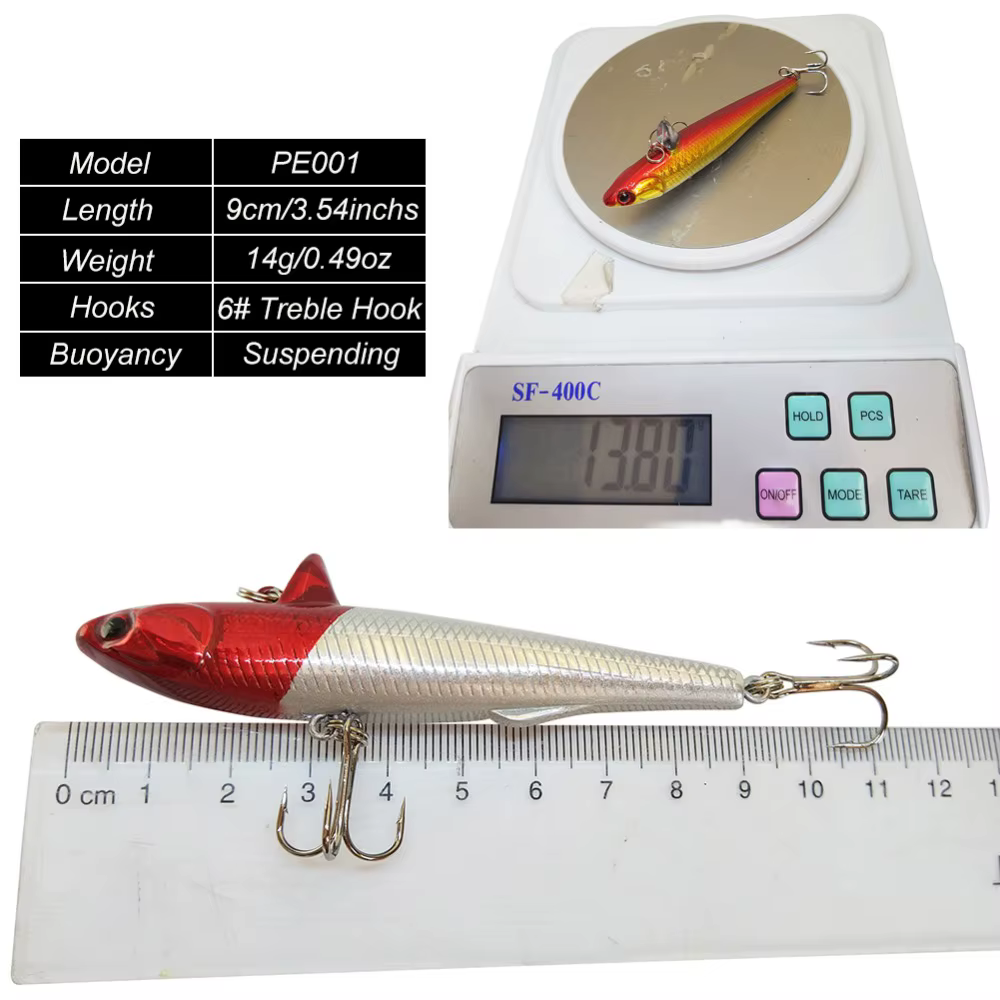 Minnow Infot Wobbler 9 cm para Lucio – Señuelo duro tipo Swimbait - imagen 3