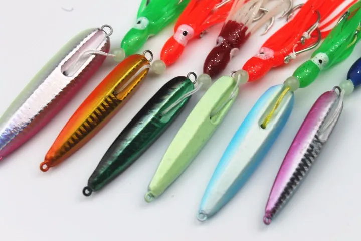 Señuelo jigbait metálico WLDSLURE para pesca en alta mar