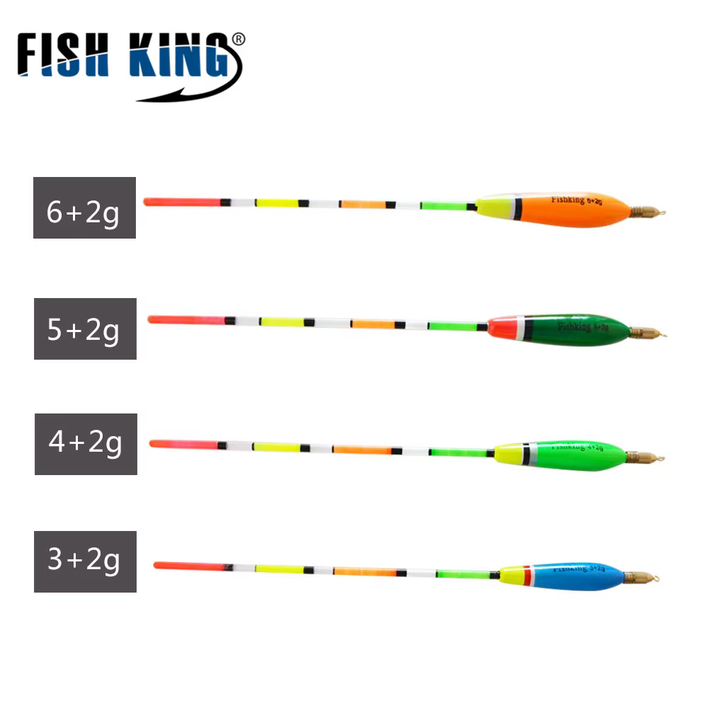 FISH KING Flotadores Barguzinsky para pesca vertical de carpa - imagen 2