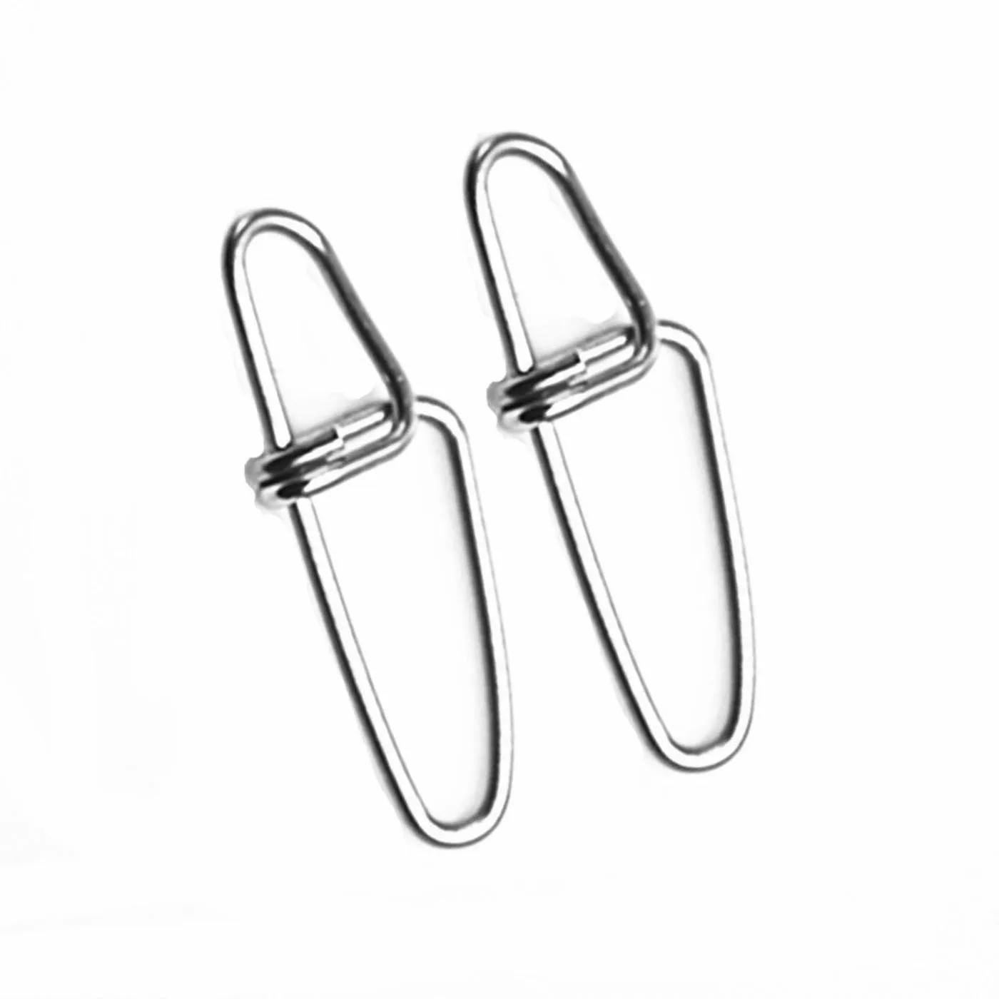 Conector de pesca tipo barril con rodamiento giratorio en acero inoxidable
