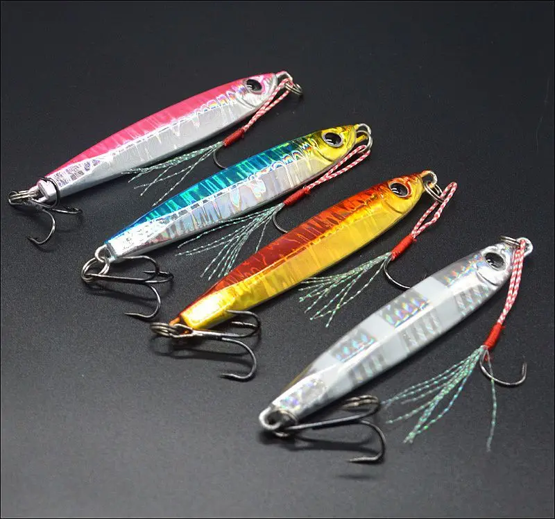 Señuelo metálico artificial WLDSLURE de 60g y 9.4cm