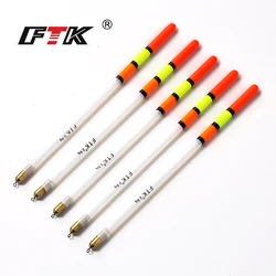FTK Flotadores para Carpa Transparentes en Tubo de Pesca de Fondo