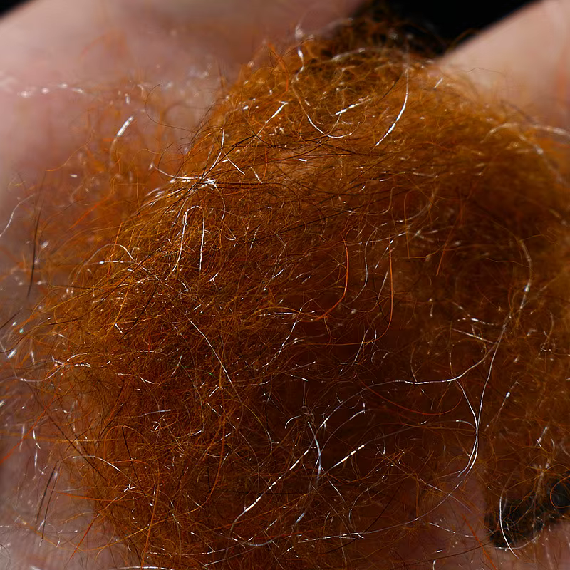 Dispensador dubbing oreja de liebre Plus Antron – Mosca seca Caddis - imagen 4