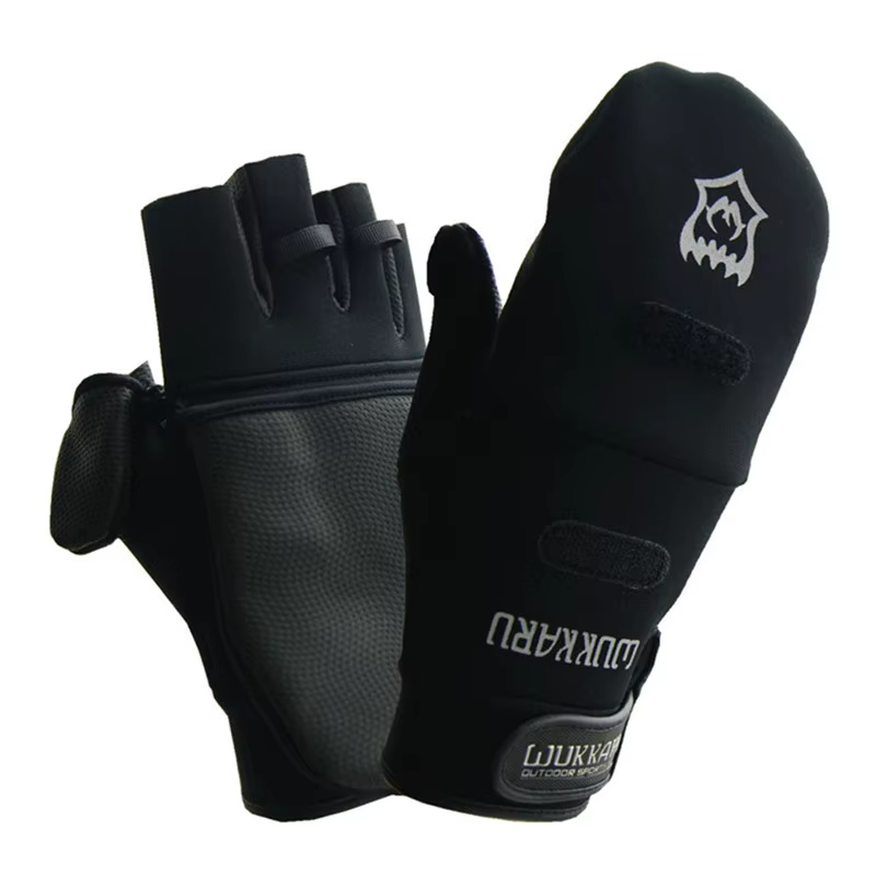 Guantes de Pesca SUNMILE-Wk-06 Invierno PU Impermeables Antideslizantes - imagen 2