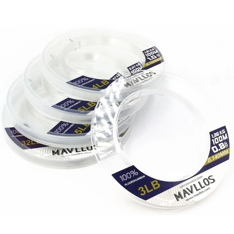 Mavllos Línea Fluorocarbono Invisible Alta Resistencia Spinning Baitcasting - imagen 5