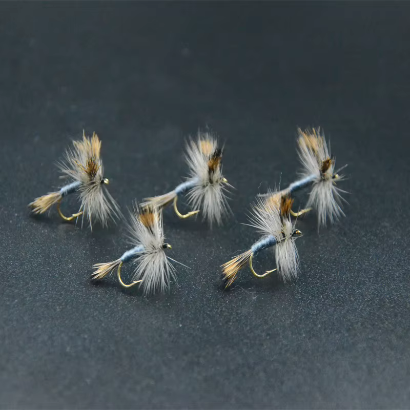 Moscas secas Mayfly Ephemera danica Wulff silueta realista CONTEMPLATOR - imagen 4