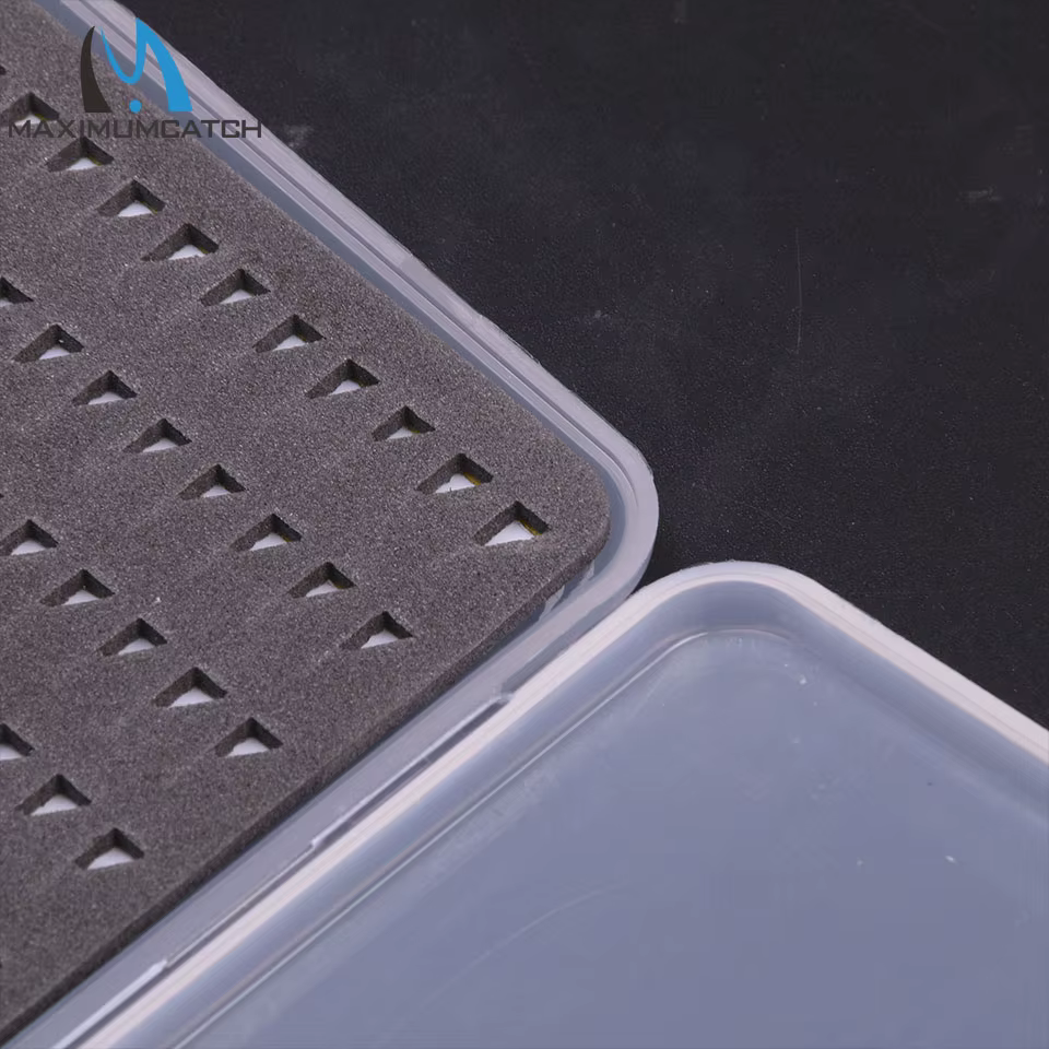 Maximumcatch Caja de moscas resistente al agua delgada espuma trucha - imagen 4