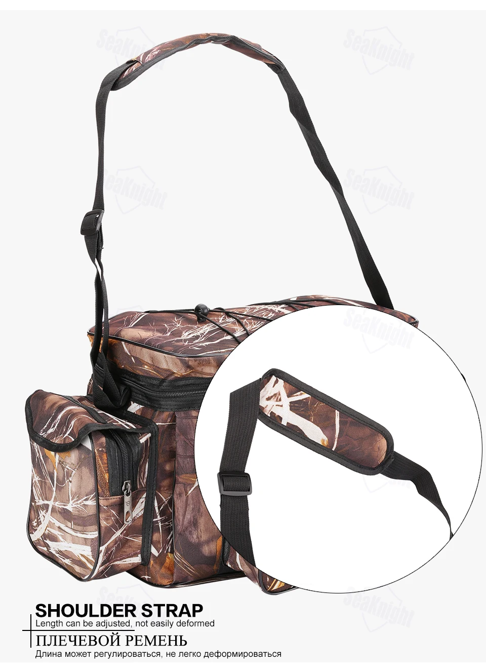 Mochila abierta mostrando la capacidad interior