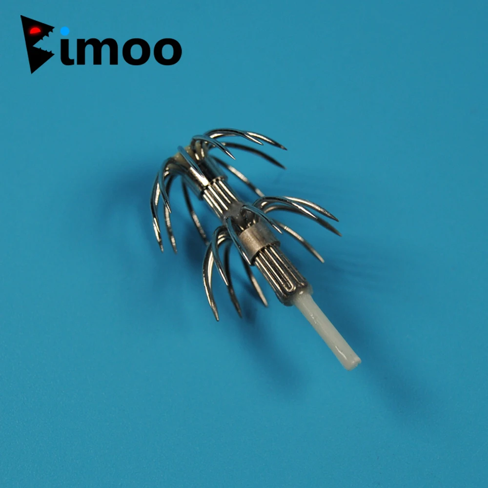 Bimoo Jig Pulpo y Calamar - DIY ganchos #2.5 #3.0 #3.5 para pesca - imagen 2
