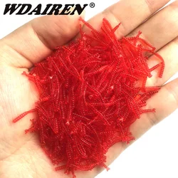 Takcle Vinilo gusano rojo realista con olor a gamba