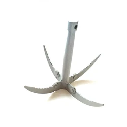Mosquetón de tres patas plegable para escalada y roca de hielo