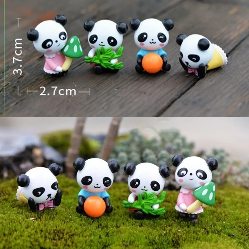 Figura de panda frente