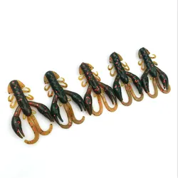 Señuelos silicona camarón 5cm 2g – Pack 5 unidades