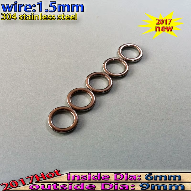 Swivel usado en montaje de señuelo