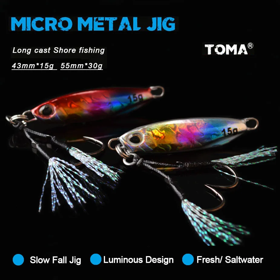 Señuelo ToMa Micro Luminous vista frontal