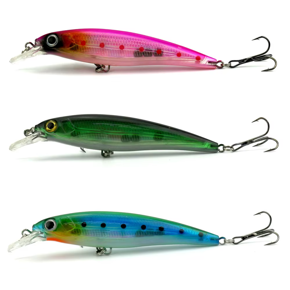 Señuelo Flotante 10,7 cm – Minnow Ojos 3D Acabado Láser - imagen 4